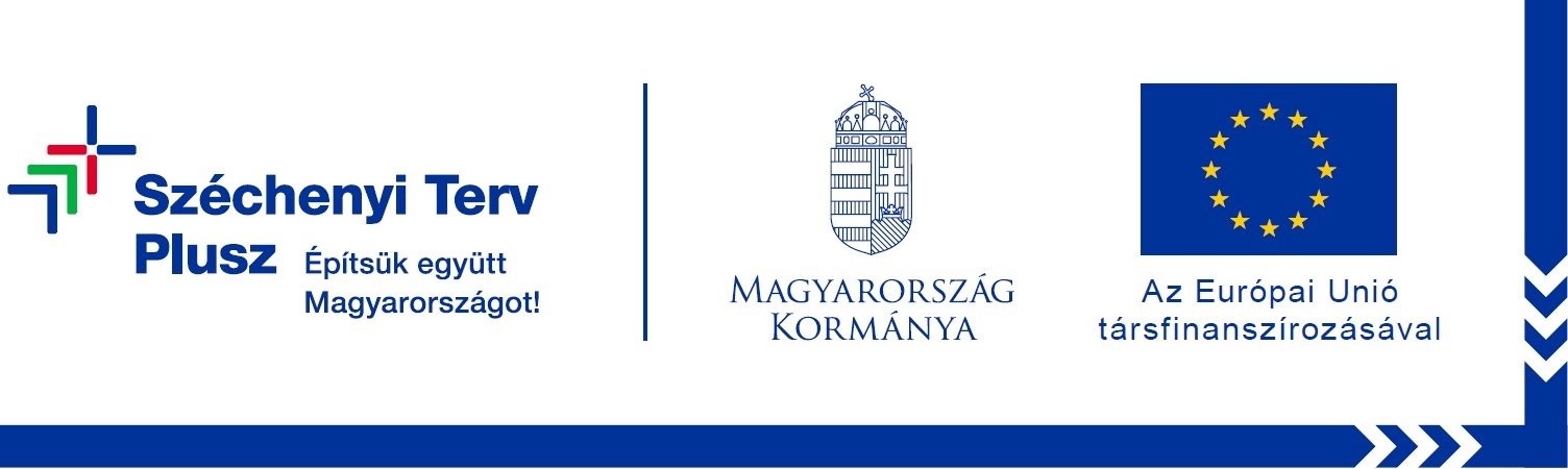 Széchenyi Plan Plus beneficiary information block: the project is co-financed by the Government of Hungary and the European Union